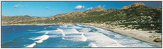 Pobřeží Korsiky (postcard C.Moirenc)